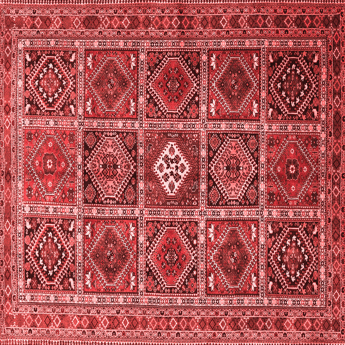 Machine Washable Persian Red Traditional Rug, wshtr3207red