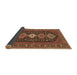Sideview of Persian Brown Traditional Rug, tr3208brn