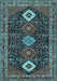 Persian Light Blue Traditional Rug, tr3209lblu