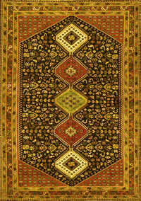 Persian Yellow Traditional Rug, tr3209yw