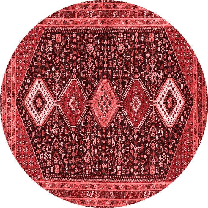 Machine Washable Persian Red Traditional Rug, wshtr3209red