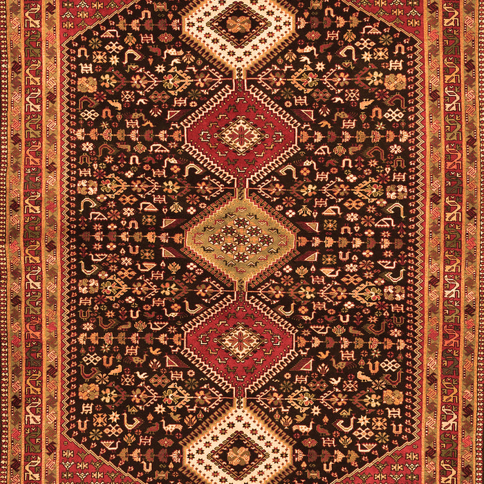Persian Orange Traditional Rug, tr3209org