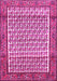 Machine Washable Persian Pink Traditional Rug, wshtr320pnk