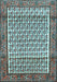 Machine Washable Persian Light Blue Traditional Rug, wshtr320lblu