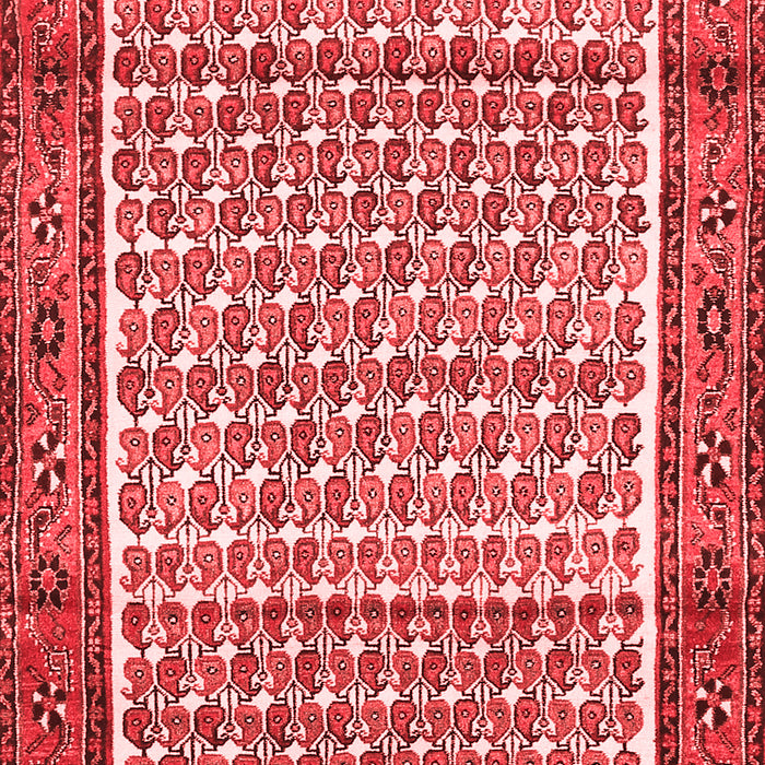 Machine Washable Persian Red Traditional Rug, wshtr320red