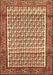 Machine Washable Persian Brown Traditional Rug, wshtr320brn