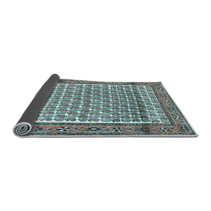 Sideview of Persian Light Blue Traditional Rug, tr320lblu