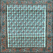 Square Persian Light Blue Traditional Rug, tr320lblu