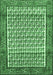 Machine Washable Persian Emerald Green Traditional Area Rugs, wshtr320emgrn