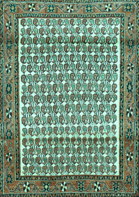Persian Turquoise Traditional Rug, tr320turq