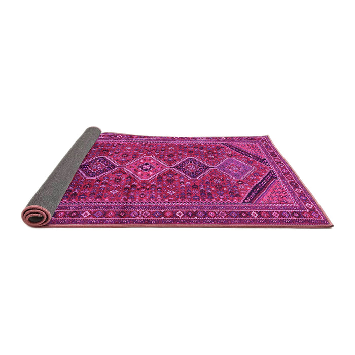 Sideview of Persian Pink Traditional Rug, tr3210pnk