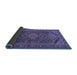 Sideview of Persian Blue Traditional Rug, tr3210blu