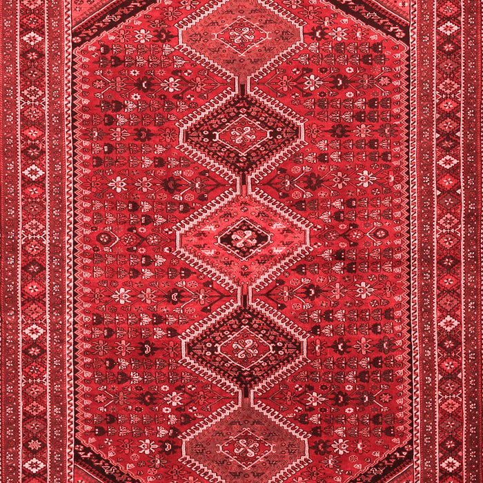 Machine Washable Persian Red Traditional Rug, wshtr3210red