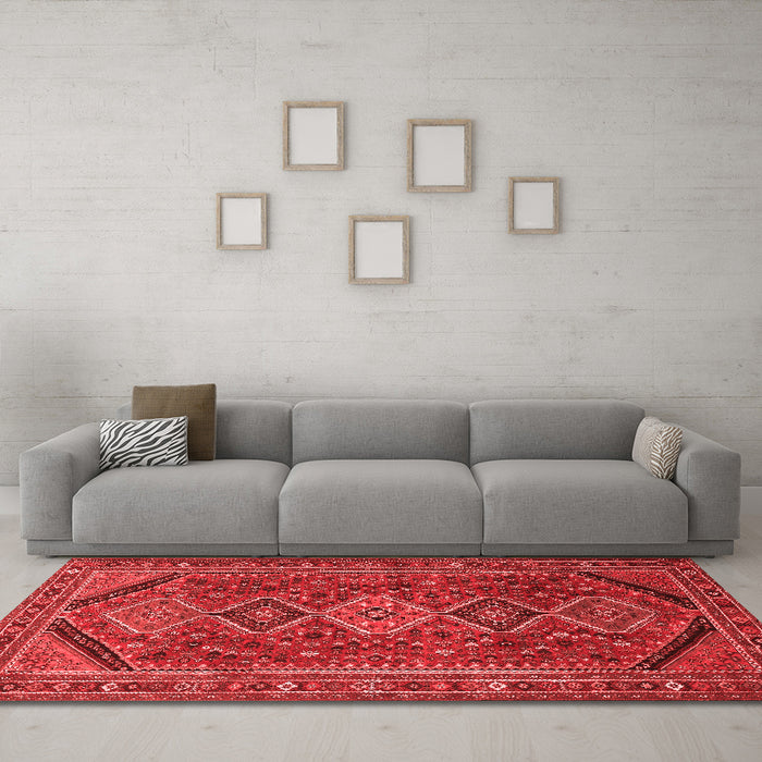 Traditional Red Washable Rugs