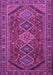 Machine Washable Persian Purple Traditional Area Rugs, wshtr3210pur