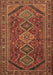 Machine Washable Persian Brown Traditional Rug, wshtr3210brn