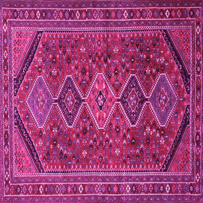 Square Persian Pink Traditional Rug, tr3210pnk