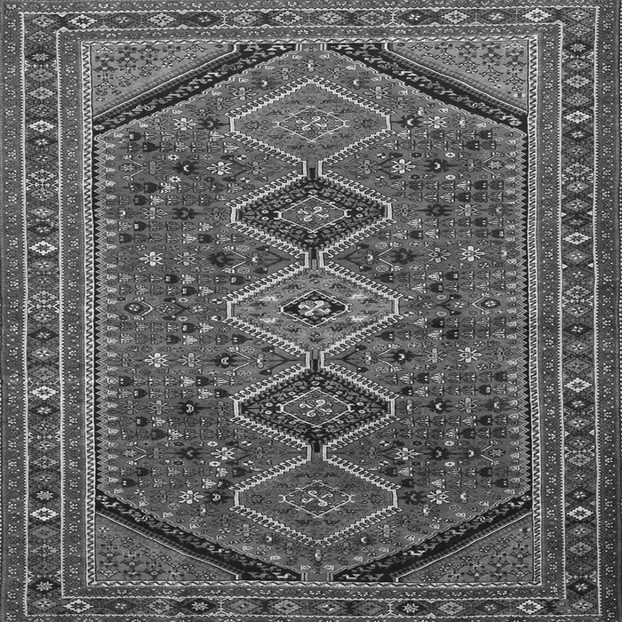 Serging Thickness of Persian Gray Traditional Rug, tr3210gry