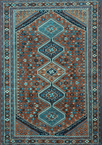 Persian Light Blue Traditional Rug, tr3210lblu