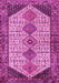 Machine Washable Persian Pink Traditional Rug, wshtr3211pnk