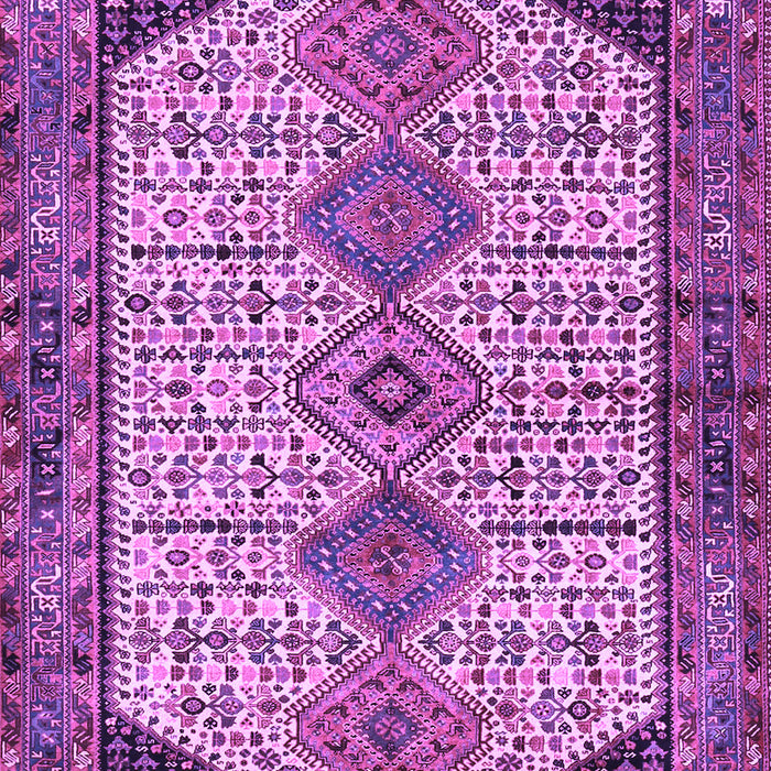 Machine Washable Persian Purple Traditional Area Rugs, wshtr3211pur