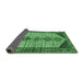 Sideview of Persian Emerald Green Traditional Rug, tr3211emgrn