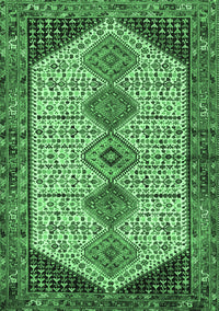 Persian Emerald Green Traditional Rug, tr3211emgrn