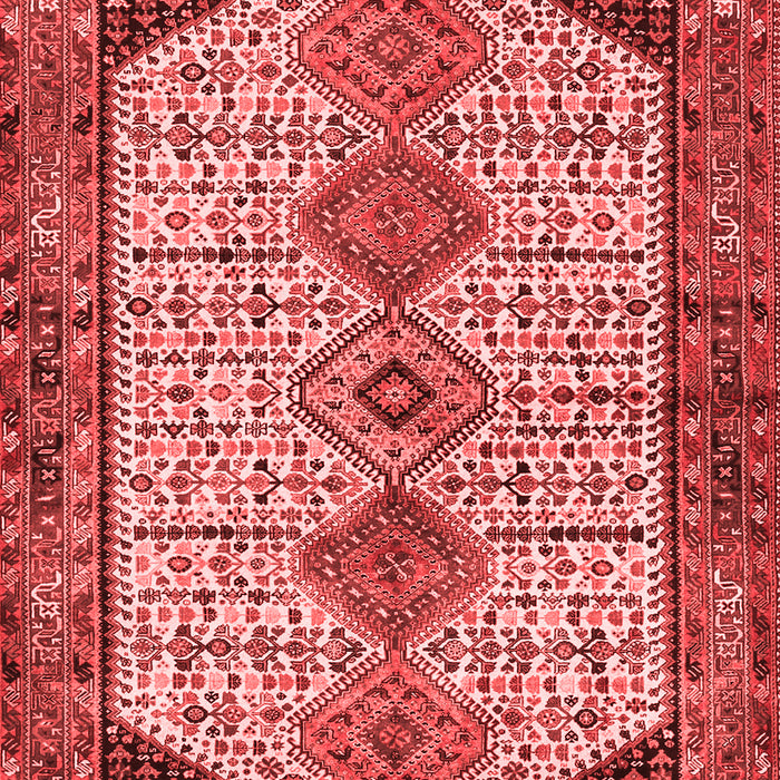 Machine Washable Persian Red Traditional Rug, wshtr3211red