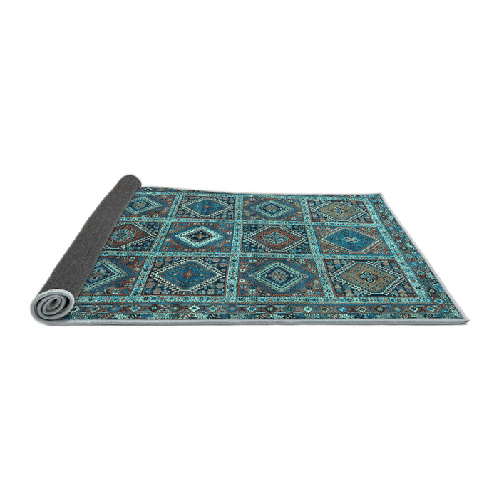Sideview of Persian Light Blue Traditional Rug, tr3212lblu