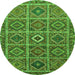 Machine Washable Persian Green Traditional Area Rugs, wshtr3212grn