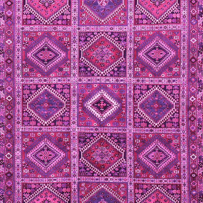 Machine Washable Persian Pink Traditional Rug, wshtr3212pnk