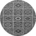 Machine Washable Persian Gray Traditional Rug, wshtr3212gry