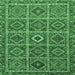 Square Persian Emerald Green Traditional Rug, tr3212emgrn