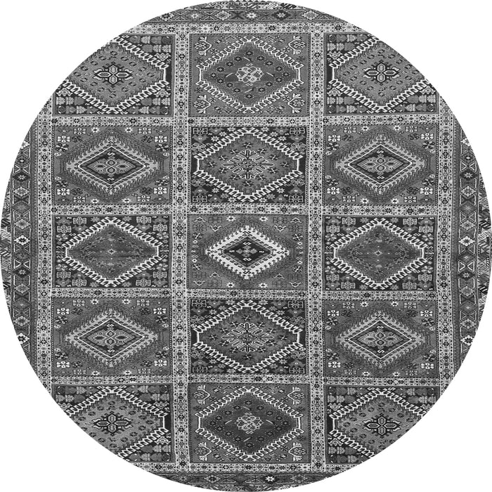 Square Persian Gray Traditional Rug, tr3212gry