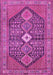 Machine Washable Persian Pink Traditional Rug, wshtr3213pnk