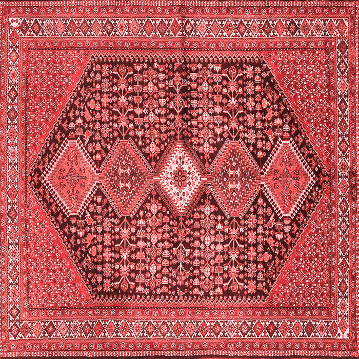 Machine Washable Persian Red Traditional Rug, wshtr3213red