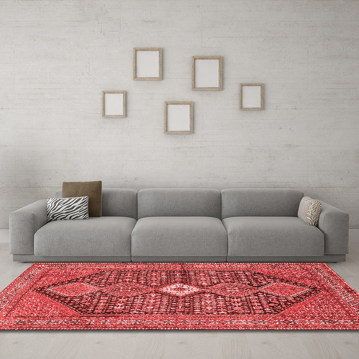 Traditional Red Washable Rugs