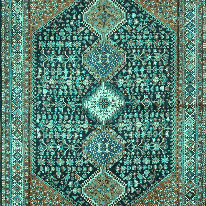 Persian Turquoise Traditional Rug, tr3213turq