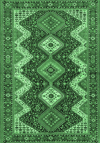 Persian Emerald Green Traditional Rug, tr3214emgrn