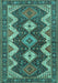Persian Turquoise Traditional Rug, tr3214turq