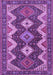 Machine Washable Persian Purple Traditional Area Rugs, wshtr3214pur