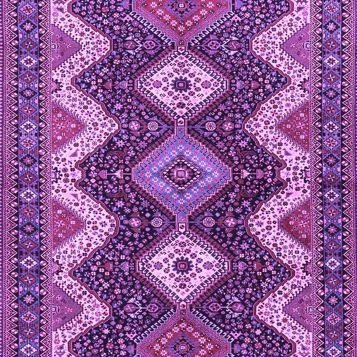 Machine Washable Persian Purple Traditional Area Rugs, wshtr3214pur