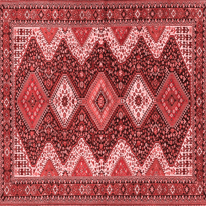 Machine Washable Persian Red Traditional Rug, wshtr3214red