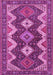 Machine Washable Persian Pink Traditional Rug, wshtr3214pnk