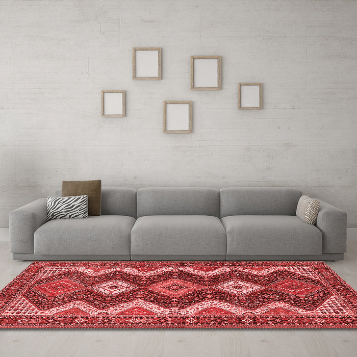 Traditional Red Washable Rugs