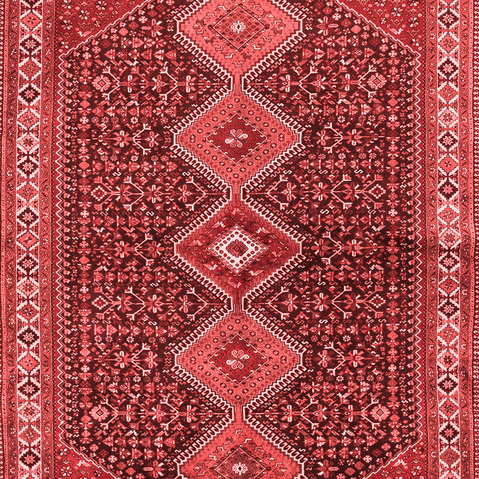 Machine Washable Persian Red Traditional Rug, wshtr3215red