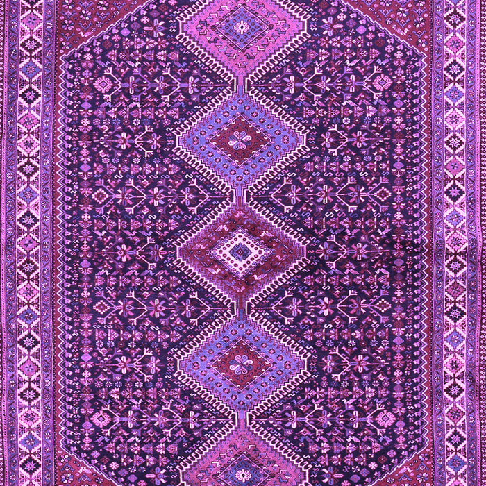Machine Washable Persian Purple Traditional Area Rugs, wshtr3215pur