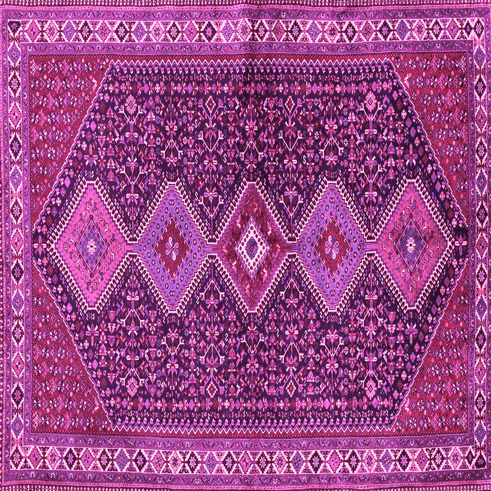 Square Persian Pink Traditional Rug, tr3215pnk