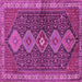 Square Persian Pink Traditional Rug, tr3215pnk