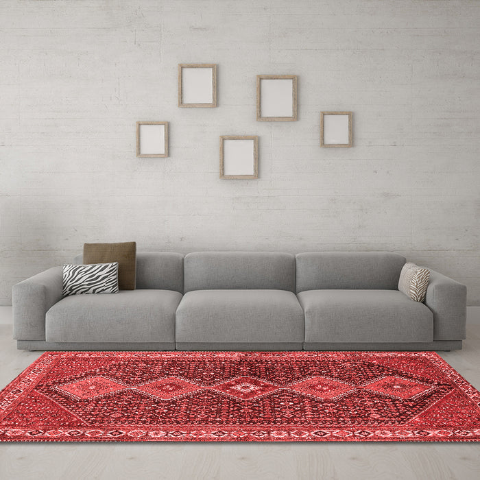 Traditional Red Washable Rugs